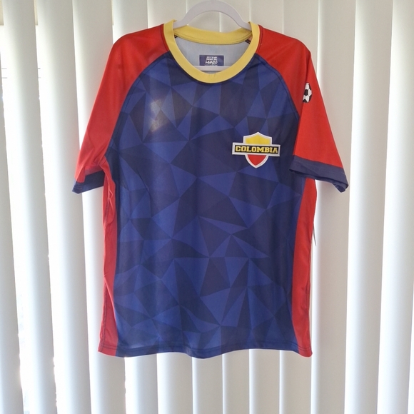 NWT Large XCelsius Active Columbia Futbol Soccer Jersey Shirt MSRP $70 - Picture 1 of 6